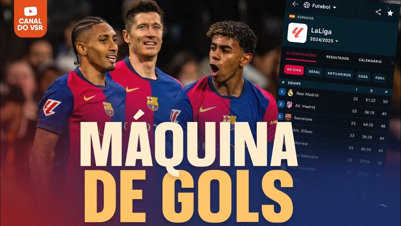 BARÇA VOLTA NO ESPANHOL COM CHUVA DE GOLS