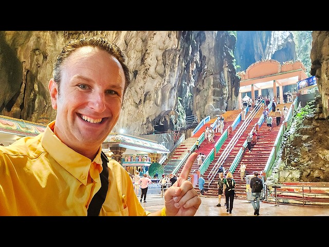 Travel vlog - Inside the Batu Cave Temple in Kuala Lumpur