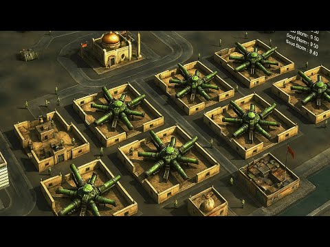 GLA Toxin vs 7 USA BOSS - Command & Conquer Generals Apocalyptic