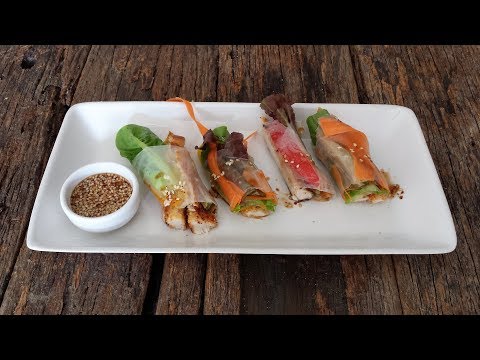 Receita de rolinhos primavera frescos vietnamitas com molho