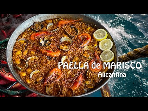Seafood Paella from Alicante! The difference!!