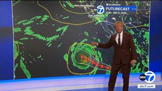 Marie strengthens into a hurricane, could bring rain to SoCal