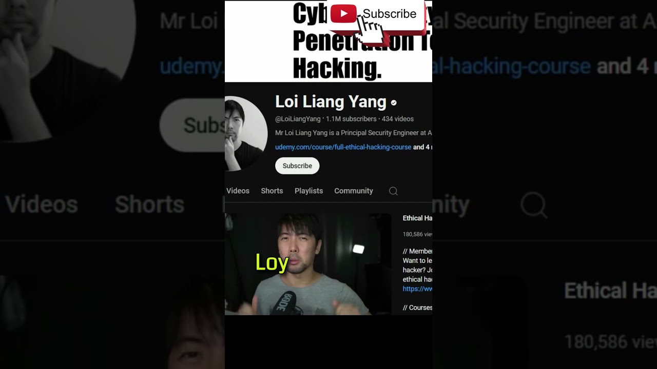 Top 5 You tube channel for hacking and cyber security.