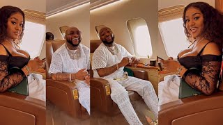Davido and Chioma Cruise Private Jet as the Turn Up For Isreal dmw wedding