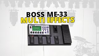 Video thumbnail for Boss ME-33 Guitar Multieffects Demo by Guitar Gear Spot