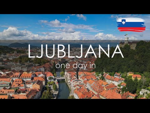 One Day in Ljubljana, Capital of Slovenia (Drone 4K UHD)