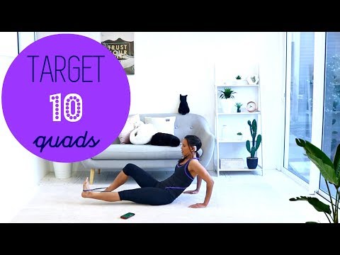 Resistance Band Lower Body Workout - BARLATES BODY BLITZ Target 10 Quads