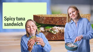 Spicy tuna sandwich