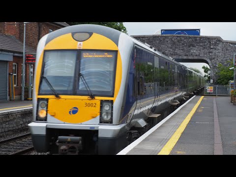 A Double Pairing of NIR Caf 3000 Class units 3002 & 3006 - Donabate Dublin 29/5/21