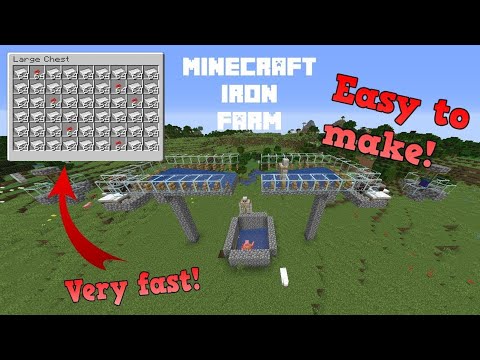 Easy Minecraft Iron Farm 1.14.4 - Tutorial!