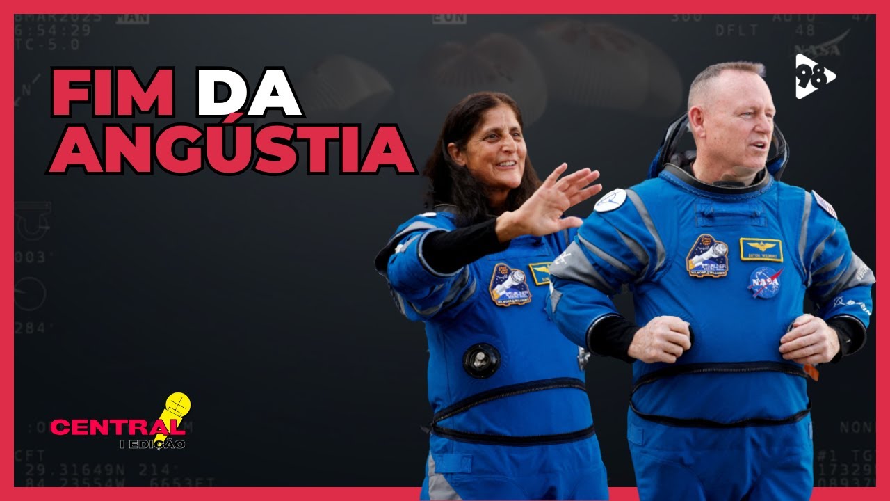 ASTRONAUTAS da NASA voltam à TERRA depois de 9 MESES