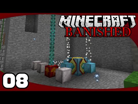 FTB Banished - Ep. 8: Aura Cascade Vortex Crafting | Banished Minecraft Modpack Let's Play