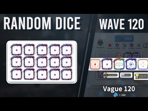 Random Dice: CO-OP MODE WAVE 120 WITH COMBO DICE #RandomDice