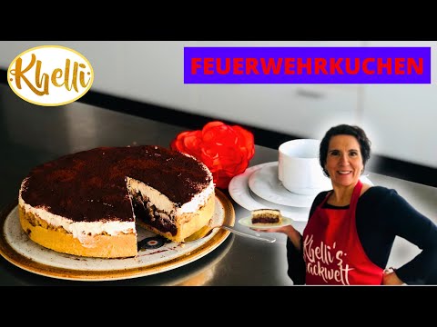 Firefighter cake/ a simple classic/ moist cherry crumble cake/ Khelli's Baking World