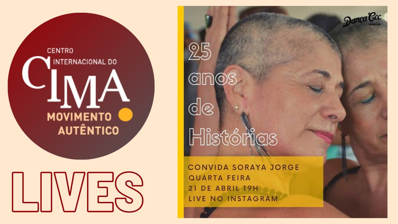Soraya Jorge na live da série "25 Anos de histórias”!, do Dança CCC