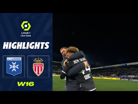 AJ AUXERRE - AS MONACO (2 - 3) - Highlights - (AJA - ASM) / 2022-2023