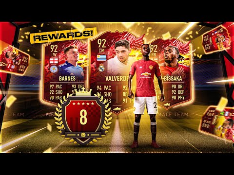 What do you get from 8th in the World TOTS FUT Champions Rewards?