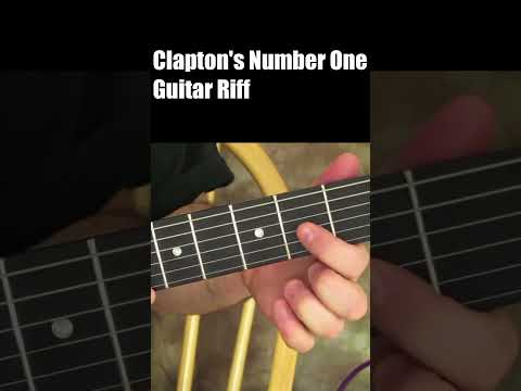 Clapton's Number 1 Rock Guitar Riff (EASY To LEARN) 😳