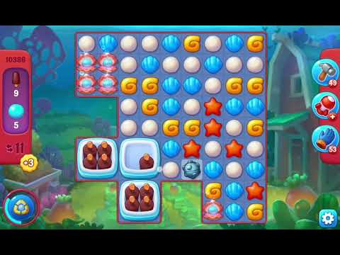 Fishdom Hard Level 10386 (with Double Lightning Boosters) @choraelmin