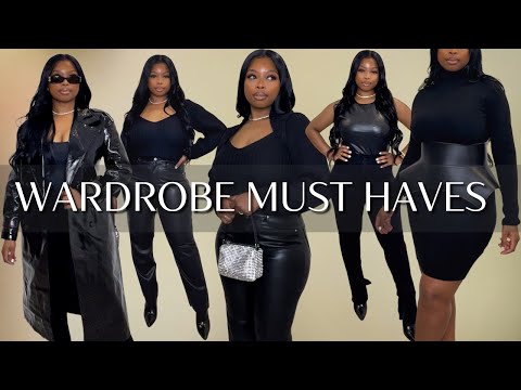 EXPRESS HAUL: All Black Wardrobe Must Haves + Try On | GeranikaMycia
