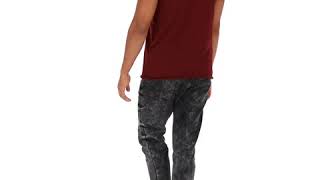 NAO DISEÑOS ESPECIALES - PLAYERA BÁSICA CUELLO REDONDO VINO (MARCA 47 BLUE)