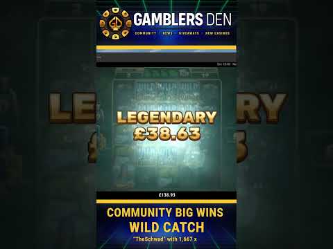 Thumbnail for video: Huge win on Wild Catch! GD Community Big wins!