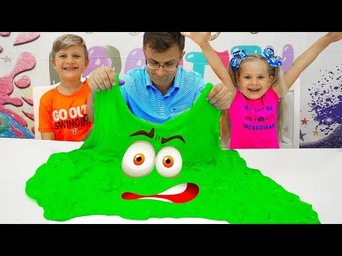 Video - Diana and Roma make a Giant slime