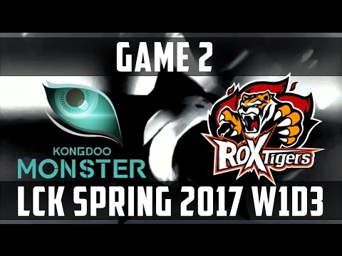 Key Thresh God - Rox Tigers vs Kongdoo Monsters Game 2 Highlights LCK Spring 2017 Week 1 Day 3