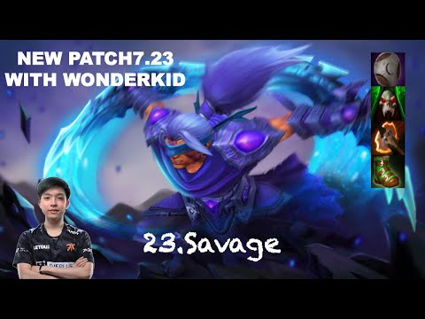 Fnatic 23.Savage | Anti Mage | Safe Lane | Full Game Patch 7.23 (New Hero)