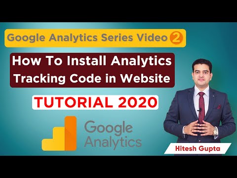 Google Analytics Tracking Code Install Google Analytics tracking id Html WordPress 2020