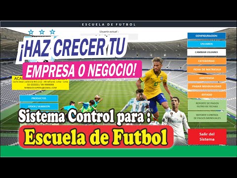 Soccer Academy/School Management System 2023..!! MODERN AND INTUITIVE...