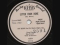 ROY BROWN   Letter From Home   78  1953
