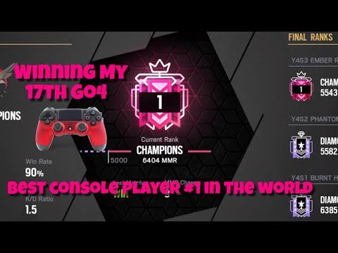 BEST CONSOLE PLAYER #1 IN THE WORLD WINS ESL TOURNAMENT + BEST SETTINGS - Rainbow Six Siege