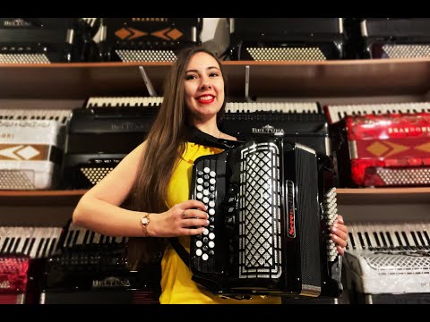 SER3460BK - Black Serenellini 3460 Chromatic Button Accordion B MM 34 60 $1999