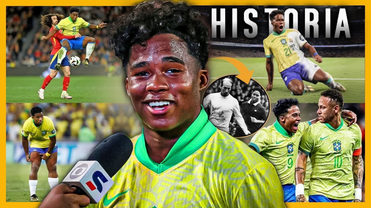 El futbolista que dice venir del PASADO | ENDRICK 🇧🇷 HISTORIA