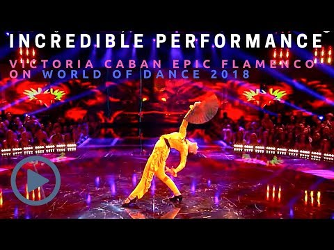 Victoria Caban Epic Flamenco Wows Audience and Judges!!  World of Dance 2018  The Duels