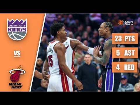 DeMar DeRozan - 23 Points, 5 Assists, 4 Rebounds vs Heat - 2025-26 Regular Season