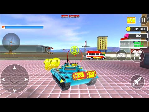 Multi Robot Transform Game#3 - Tank & Helicopter Robot Car Games - Android Gameplay