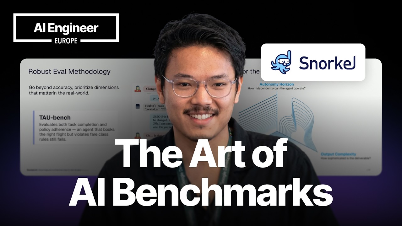 Benchmarking AI Agents: Snorkel AI's Vincent Chen Explains - AI Engineer