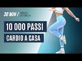 10000 PASSI A Casa ALLENAMENTO CARDIO Senza Attrezzi E Senza Salti
