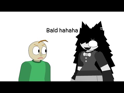 Miss Circle and Baldi meets each other