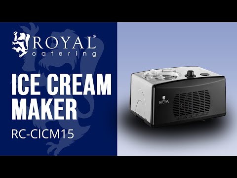 vídeo - Máquina de gelados - 1,5 l