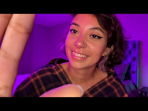 ASMR ~ Crispy, Breathy Whispers & Light Mic Blowing