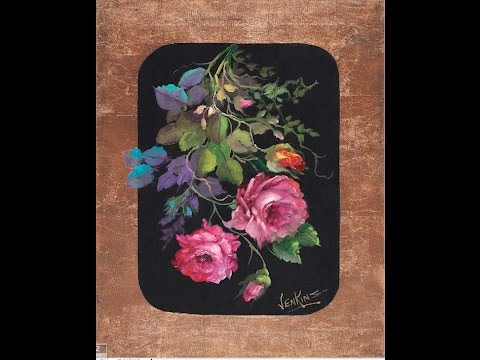 The Beauty of Oil Painting, Series 3, Episode 1 " Roses and Gold Leaf "