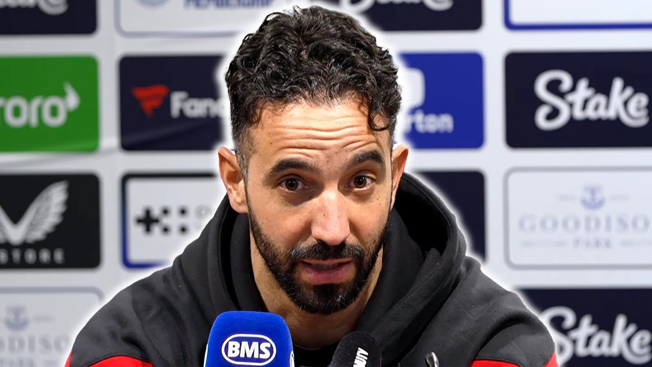 'We DIDN'T EXIST in the first half!' | Ruben Amorim | Everton 2-2 Man Utd