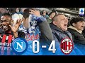 😭 SPENTI... NAPOLI-MILAN 0-4 | LIVE REACTION NAPOLETANI dallo STADIO MARADONA