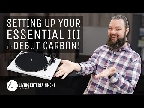 Setting Up Your Pro-Ject Audio Essential 3 or Debut Carbon!