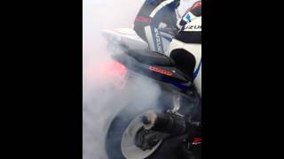 preview picture of video 'Télethon rousies burnout moto'