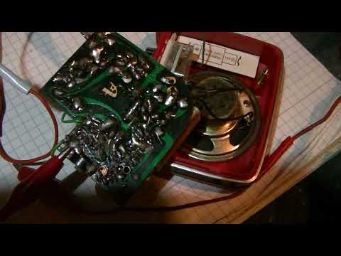 Emperor Mini AM Transistor Radio Reparatur Elkos - eflose #1193