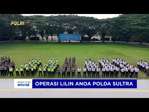 POLDA SULTRA LAKSANAKAN APEL PASUKAN OPS LILIN ANOA 2025 SIAP AMANKAN NATARU